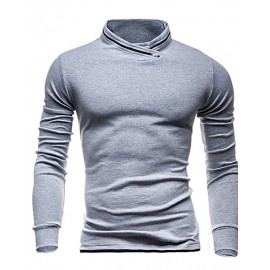 Men's Casual/Daily / Sports Simple / Active Regular HoodiesSolid