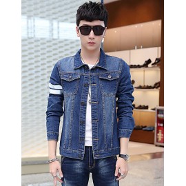 Autumn/man/long/denim/jacket/coat/new/fashionSLS-NZ-JK31806