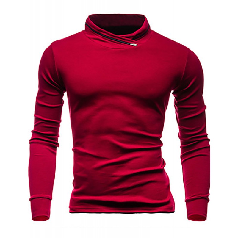 Men's Casual/Daily / Sports Simple / Active Regular HoodiesSolid