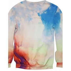 New Fashion Men Letter Printed Pullover Long Sleeve 3d Sweatshirt