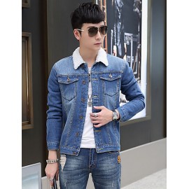 Autumn/man/long/denim/jacket/coat/new/fashionSLS-NZ-JK31810